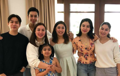 Marjorie Barretto with kids