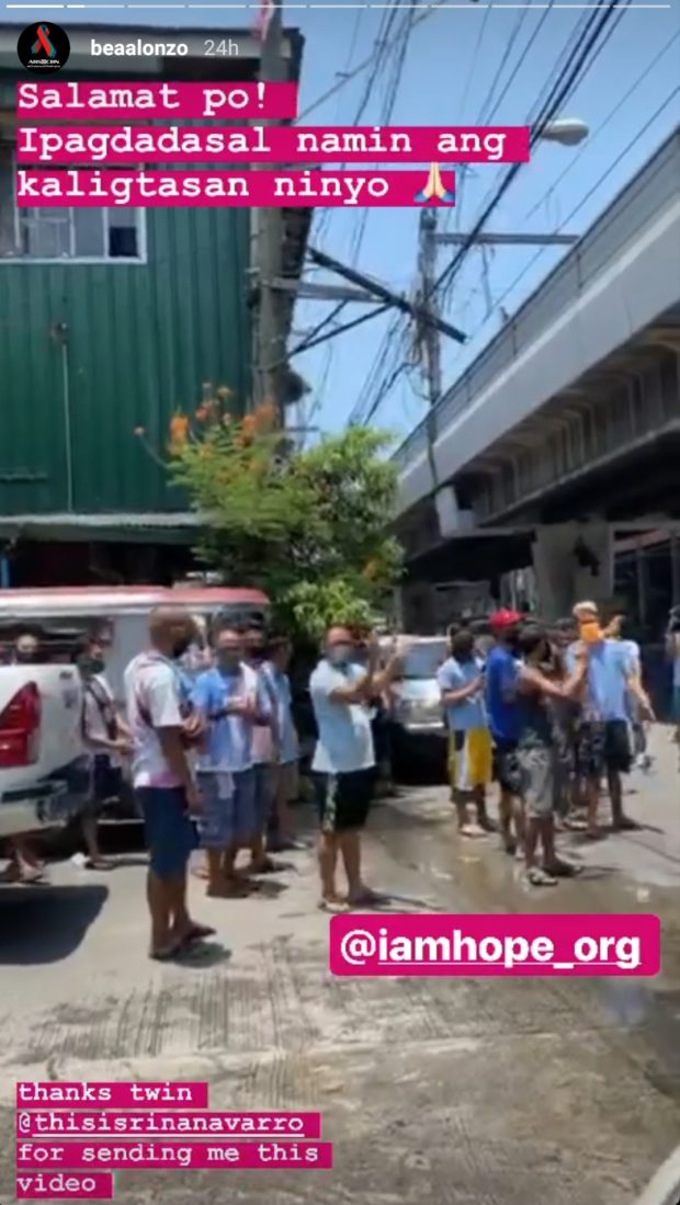 bea alonzo donates to jeepney drivers