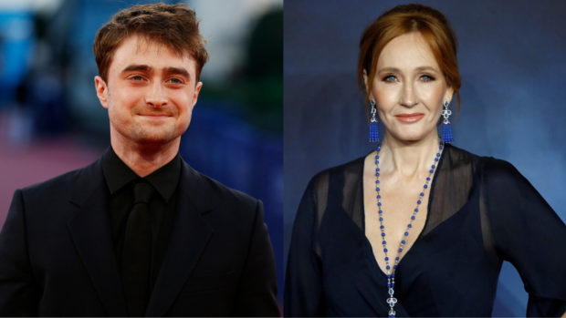 Daniel Radcliffe and JK Rowling