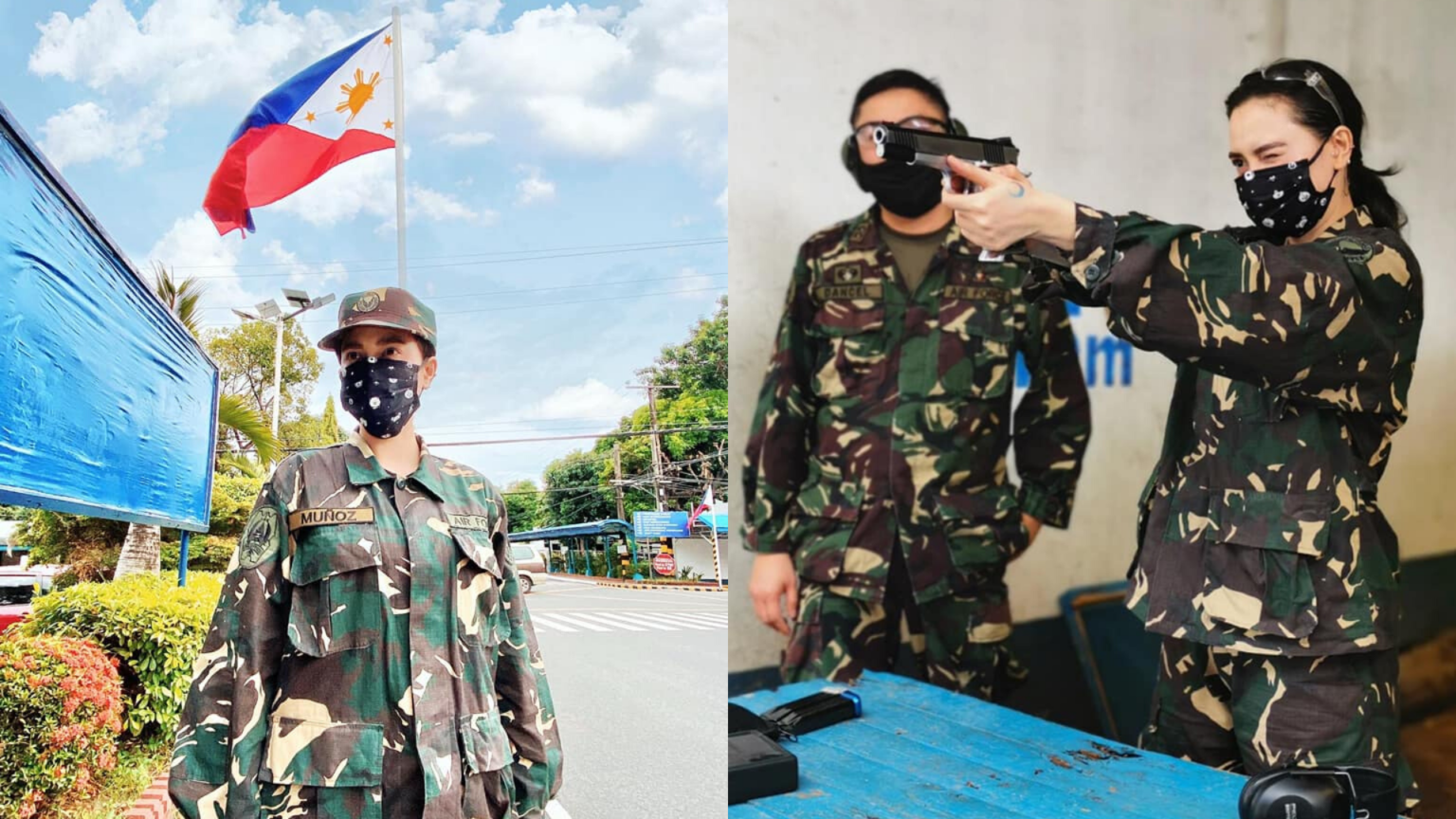 LOOK Arci Muñoz begins Philippine Air Force reservist training