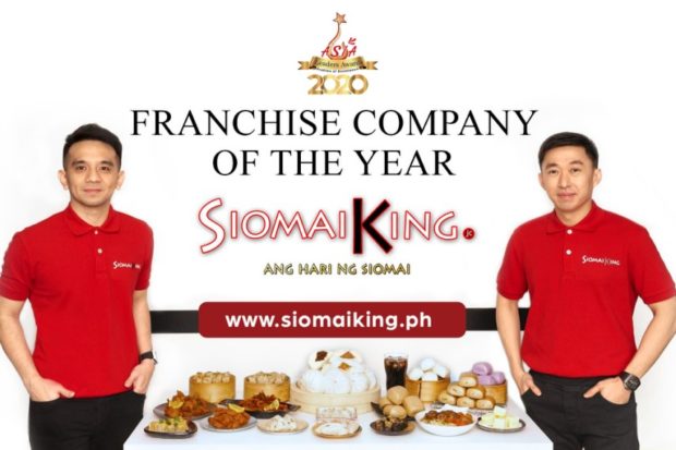 Siomai King Hailed As Asia Leaders Awards Franchise Company Of The