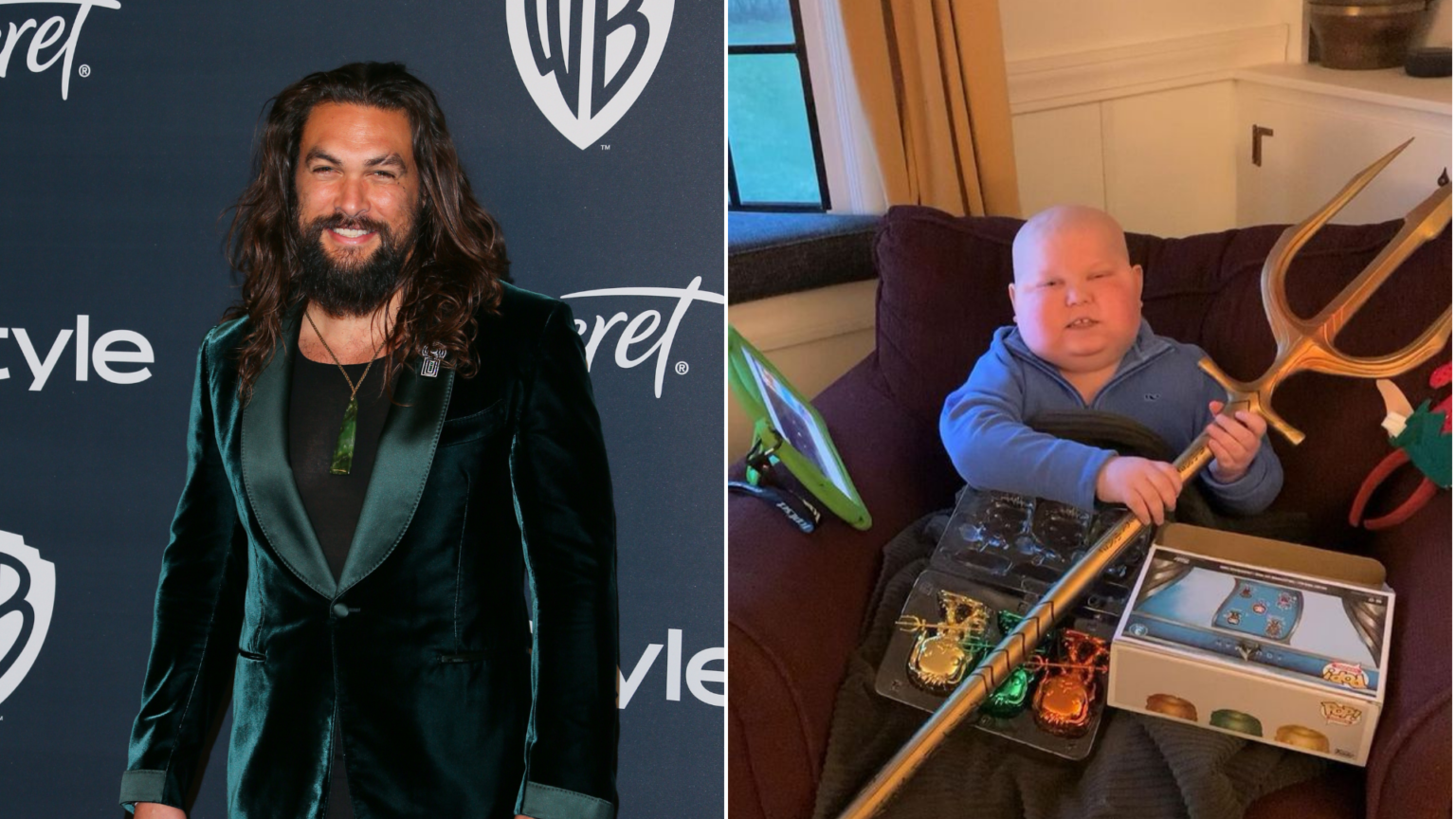 LOOK Jason Momoa sends ‘Aquaman’ trident to young fan with brain