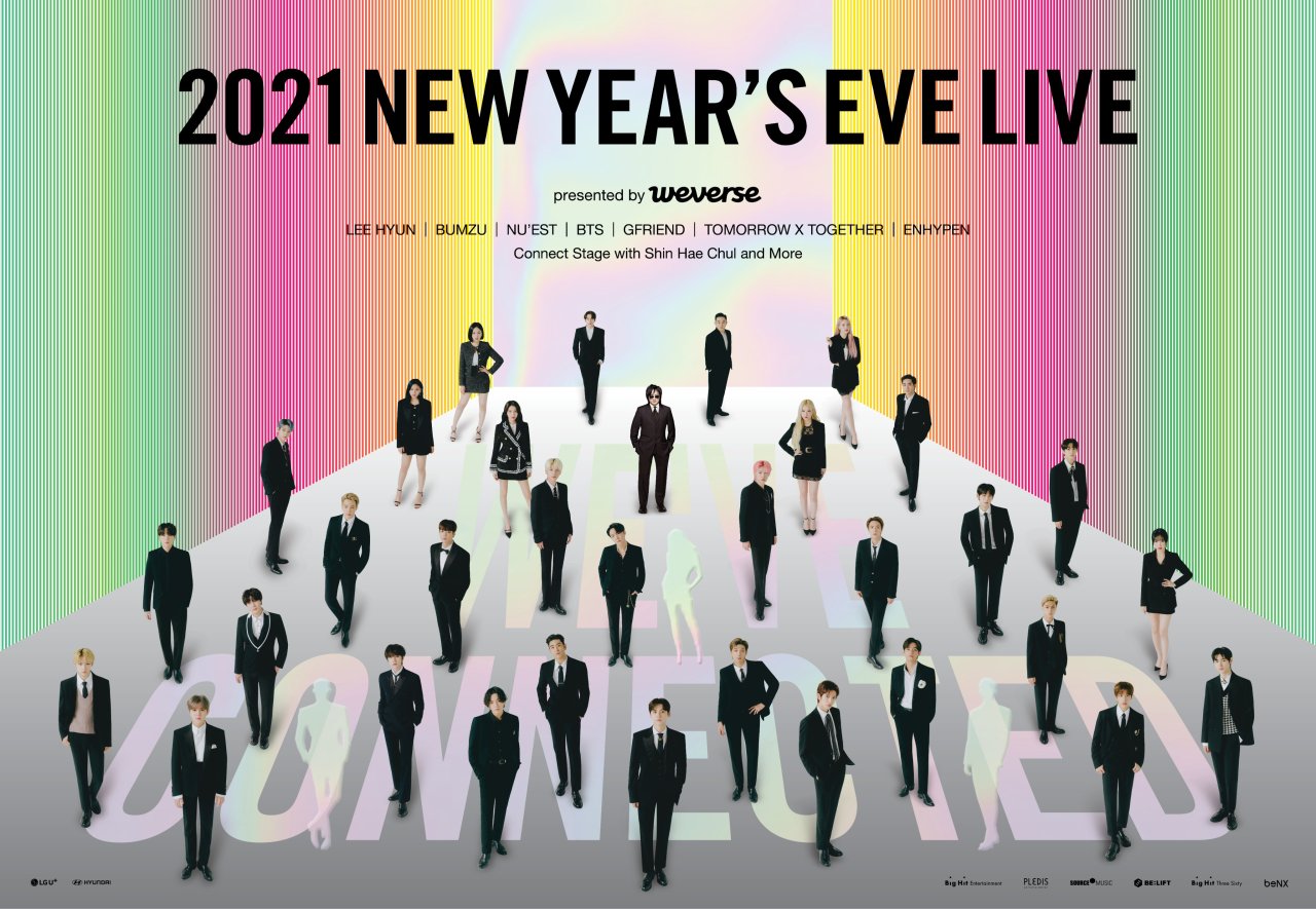 Big Hit Entertainment's 2021 New Year's Eve Live poster