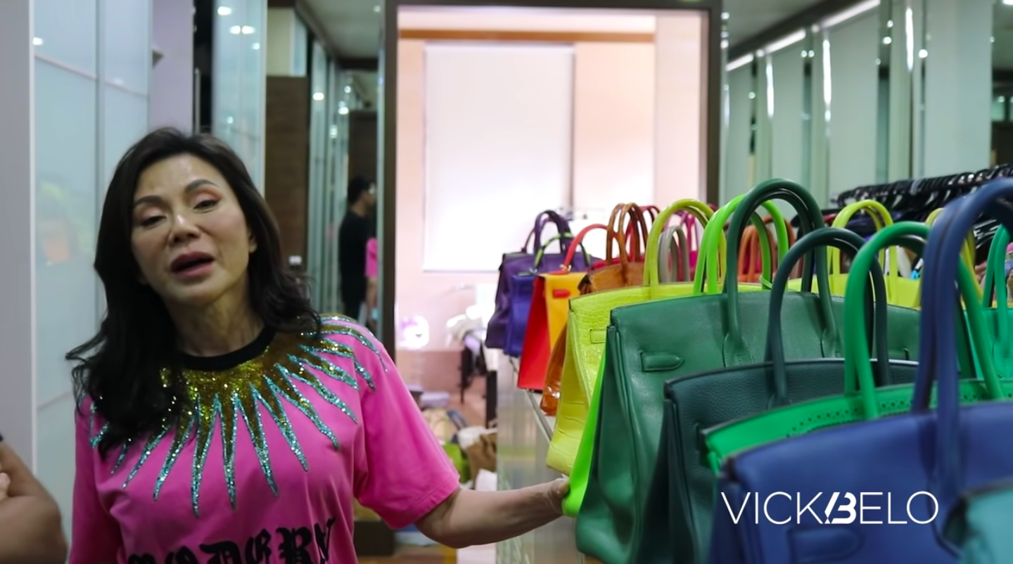 WATCH: Vicki Belo shows off Hermes bag collection in closet tour