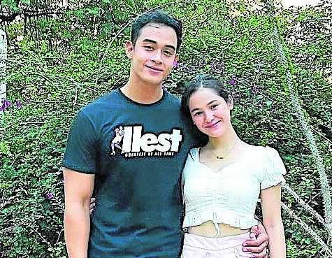 Diego Loyzaga (left) and Barbie Imperial