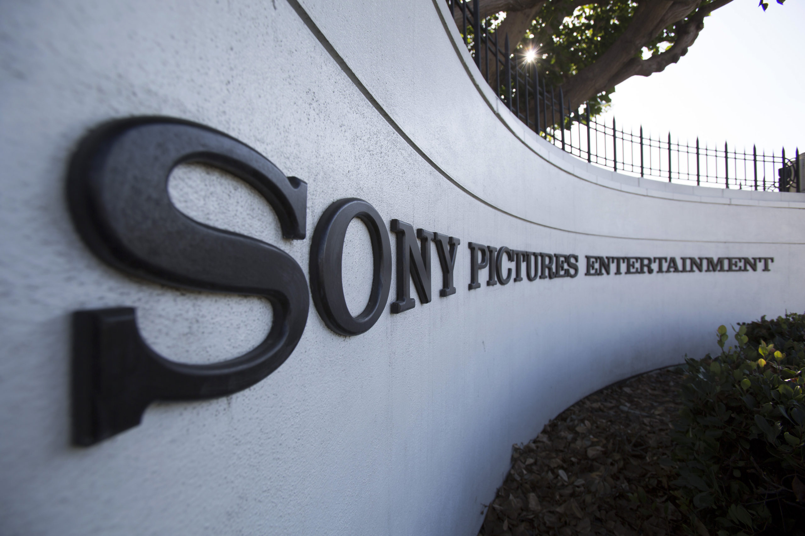  A logo is pictured outside Sony Pictures Studios in Culver City, California December 19, 2014. REUTERS/Mario Anzuoni