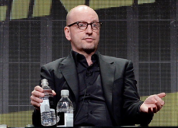 Director Steven Soderbergh of "The Knick" speaks during TCA Cable Summer Press Tour in Beverly Hills