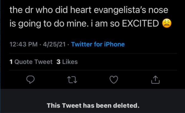 Heart Evangelista netizen tweet