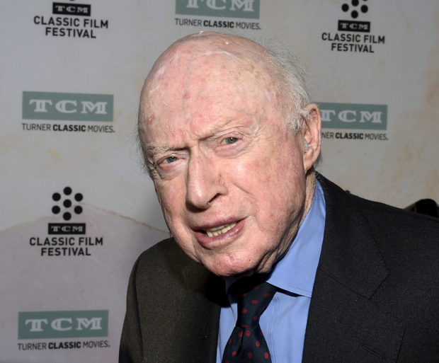 Actor Norman Lloyd poses during 50th anniversary screening of musical drama film "The Sound of Music" at the opening night gala of the 2015 TCM Classic Film Festival in Los Angeles
