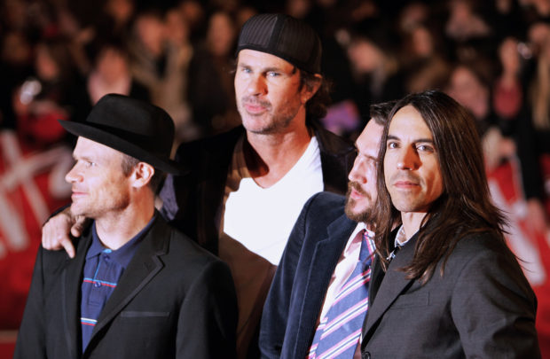 BRITAIN-ENT-MUSIC-BRITS-RED-HOT-CHILI-PEPPERS