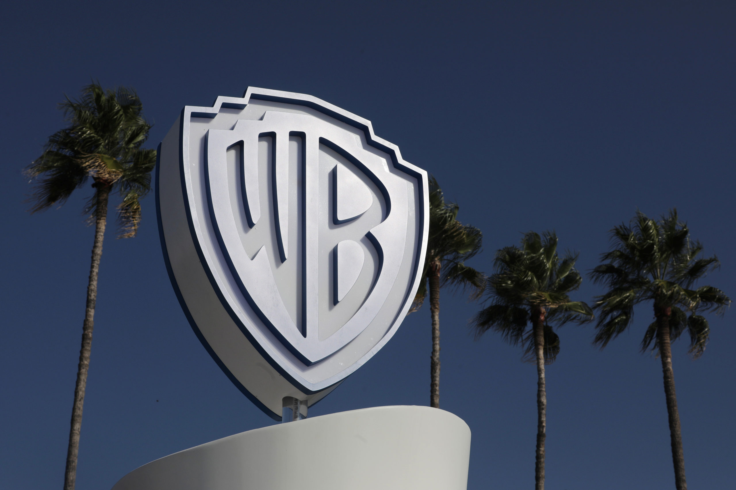 The Warner Bros logo is seen during the annual MIPCOM television programme market in Cannes, France, October 14, 2019. REUTERS/Eric Gaillard