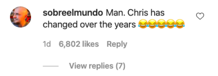 Chris netizen comment