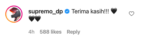Komentar dari Daniel Padilla