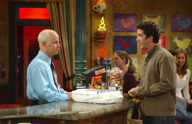 gunther and ross friends warner bros tv