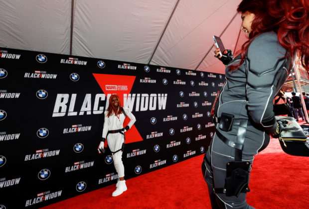 Fan event and special screening of the film "Black Widow" in Los Angeles