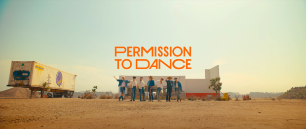 Photo of South Korean boy group BTS' for their latest single 'Permission to Dance'