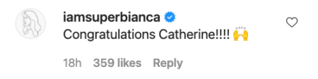 Bianca Gonzales comment