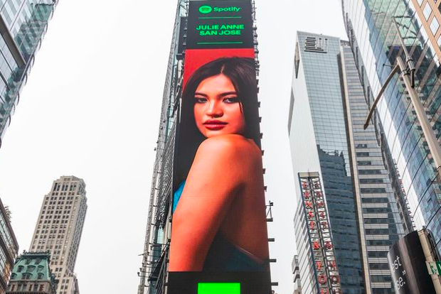 Julie Anne San Jose Times Square billboard