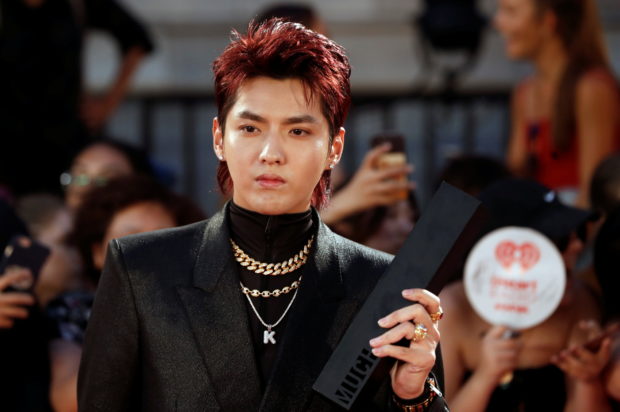 Kris Wu arrives at the iHeartRadio MuchMusic Video Awards (MMVA) in Toronto, Ontario, Canada