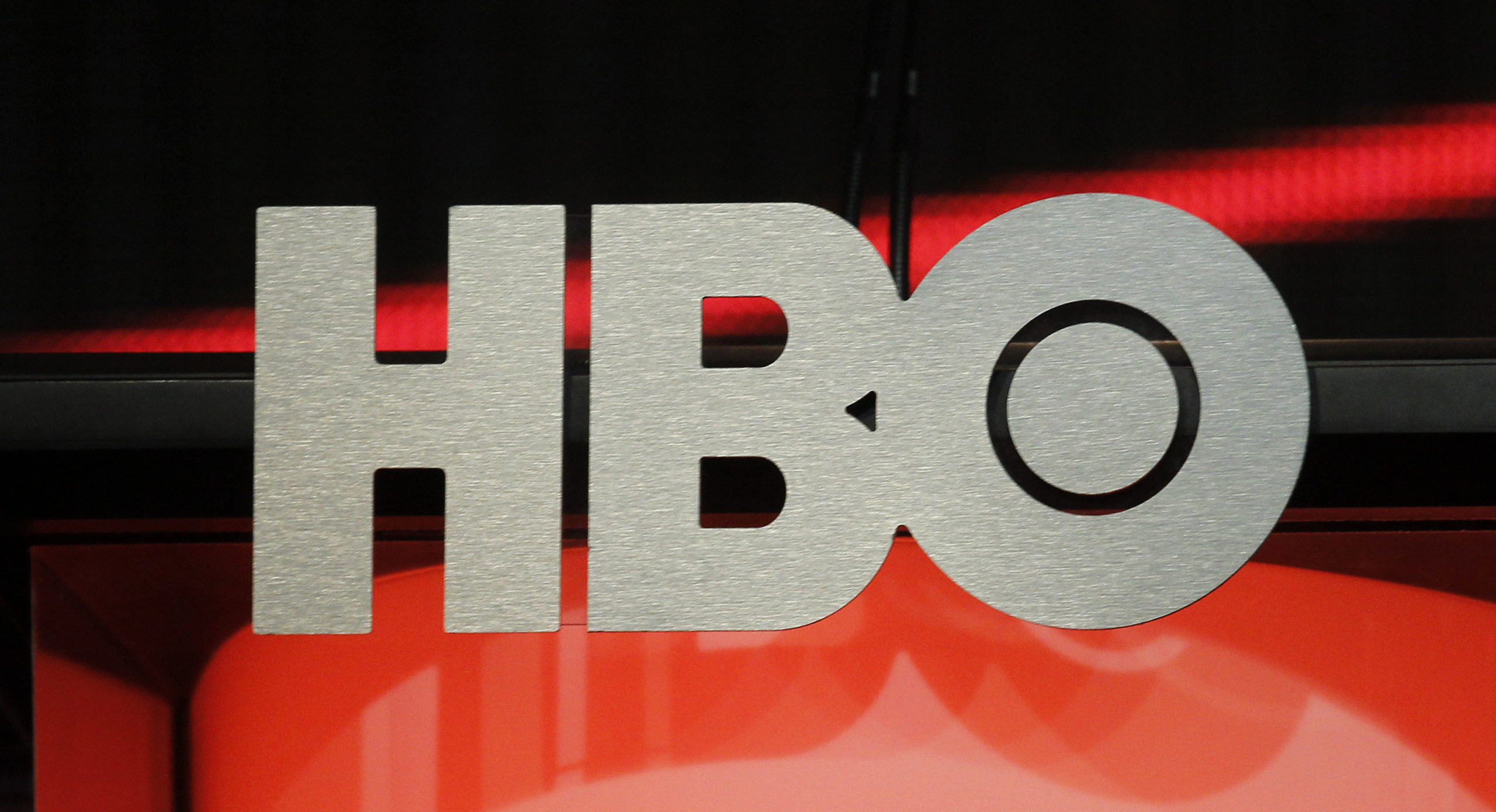 The logo for HBO,Home Box Office, the American premium cable television network, owned by Time Warner, is pictured during the HBO presentation at the Cable portion of the Television Critics Association Summer press tour in Beverly Hills, California August 1, 2012. REUTERS/Fred Prouser