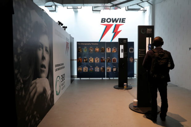 "Bowie 75" a David Bowie pop-up shop opens in Soho neighbourhood of New York City