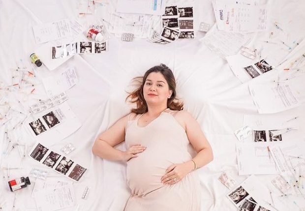 Nadine Samonte maternity shoot