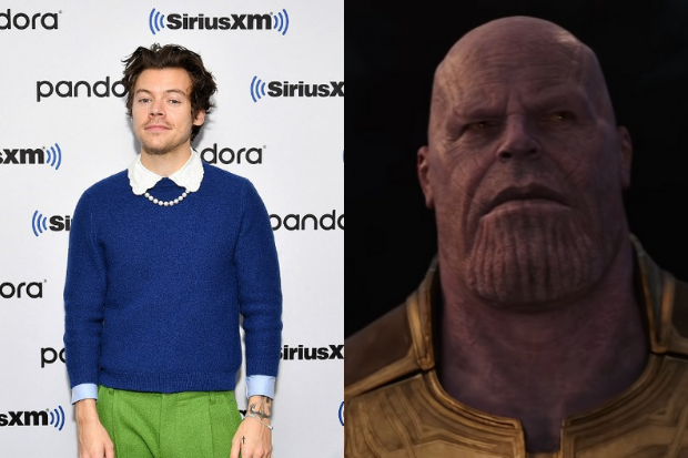 Harry Styles and Thanos