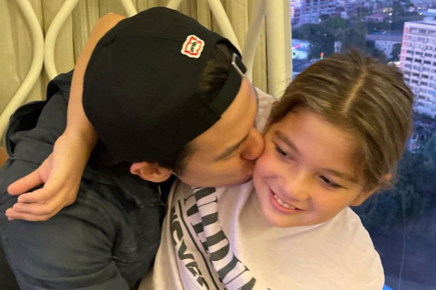 Jake Ejercito and his daughter Ellie