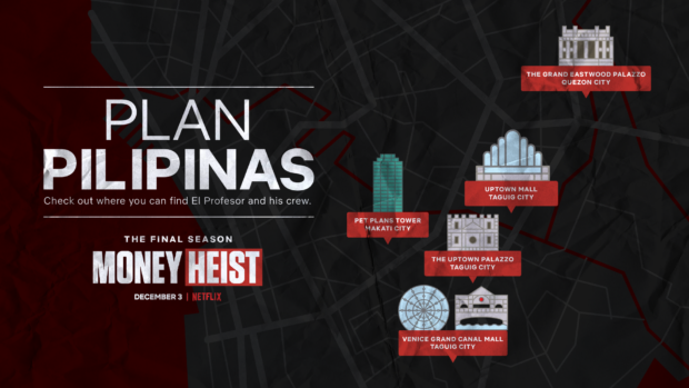 Look: Money Heist reveals 'Plan Pilipinas' as crew takes over several Philippine locations