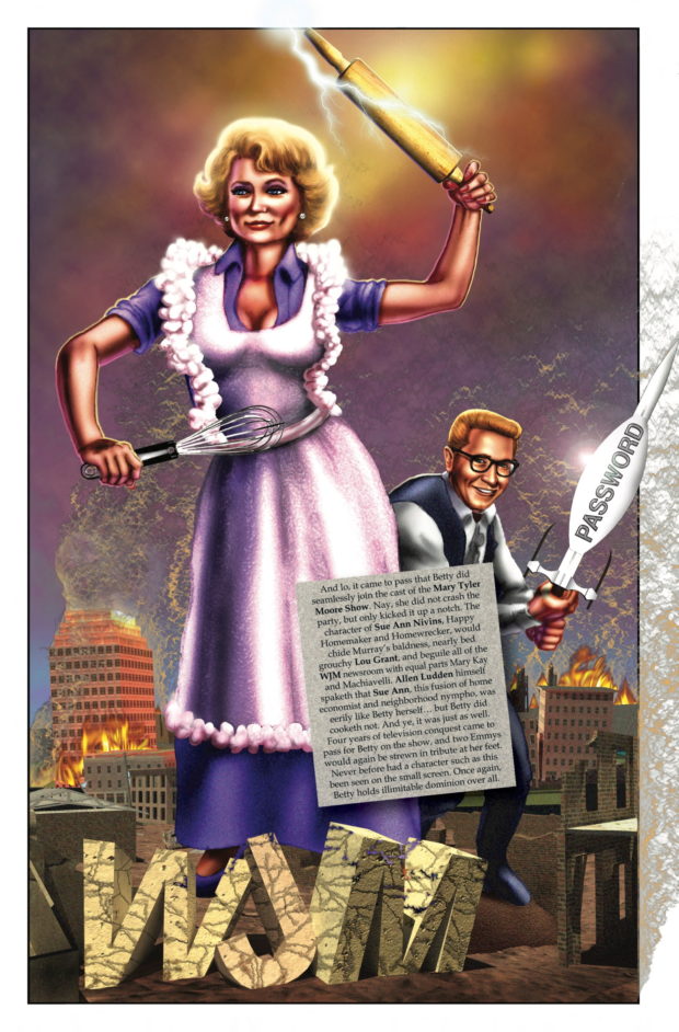 Comic book biography of Betty White