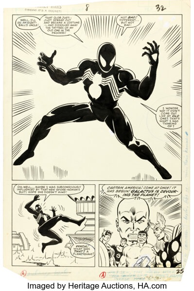 spider-man comic book page afp