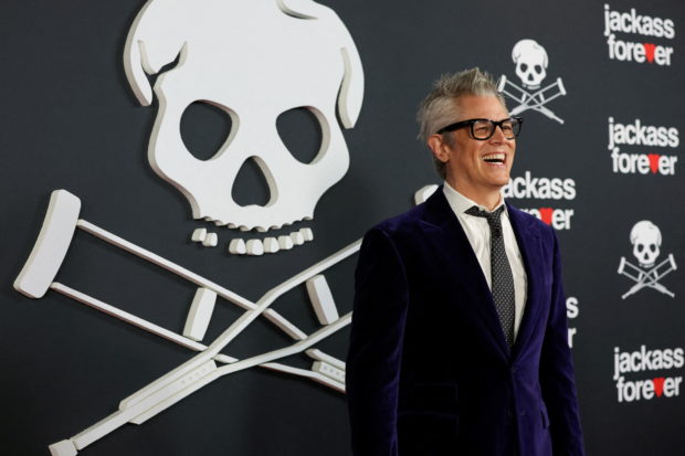 Producer Johnny Knoxville attends the premiere for the film "Jackass Forever" at the TCL Chinese theatre in Los Angeles, California, U.S. February 1, 2022. REUTERS/Mario Anzuoni/File Photo