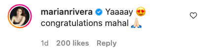 Marian Rivera IG comment Family feud