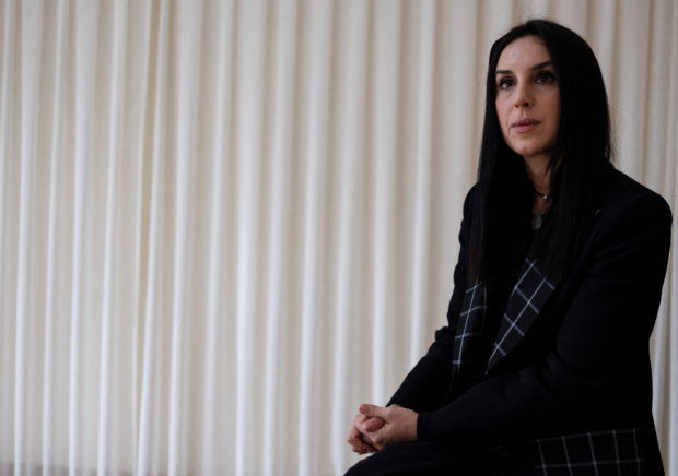 Ukrainian singer Jamala poses after an interview with Reuters in Istanbul