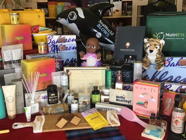 A selection of some the items included in the 2022 Oscars gift bag