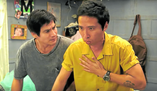 Pepe Herrera (right) with “twin brother” Piolo Pascual