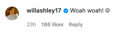 Will Ashley comment