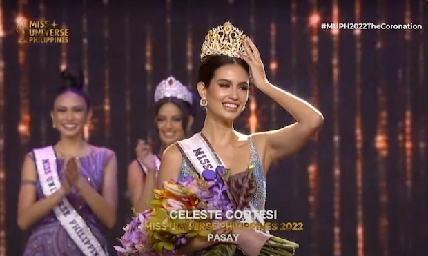 Celeste Cortesi Miss Universe PH 2022. STORY: Celeste Cortesi of Pasay is Miss Universe PH