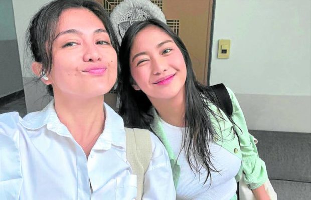 Dimples Romana (left) with “Viral Scandal” costar Charlie Dizon