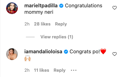 Mariel Rodriguez, Loisa Andalio comments