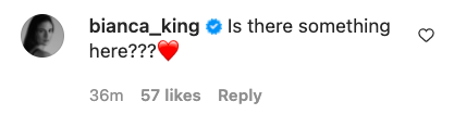 Bianca King comment