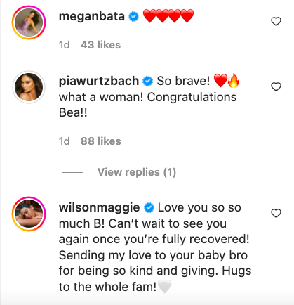 Megan Young, Pia Wurtzbach, Maggie Wilson comments
