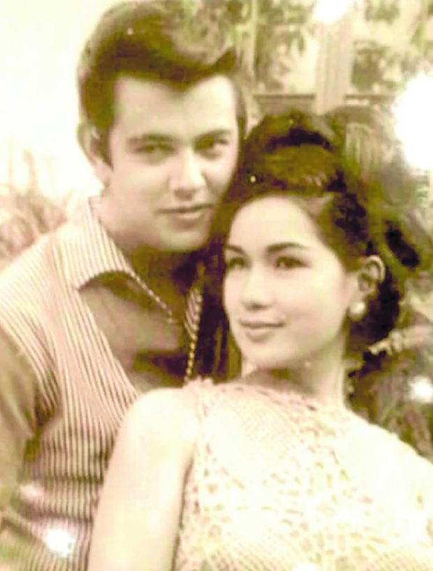 Eddie Gutierrez (left) and Susan Roces
