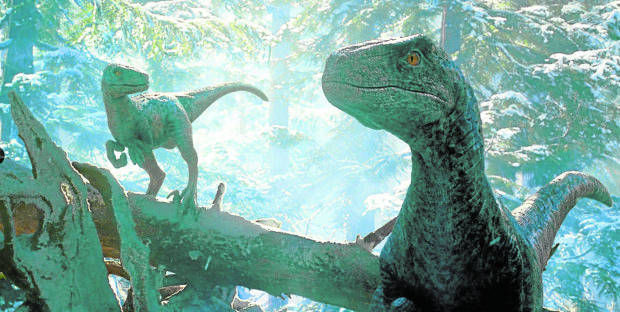 Velociraptors Beta and Blue