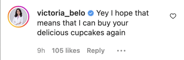Comment by Vicki Belo