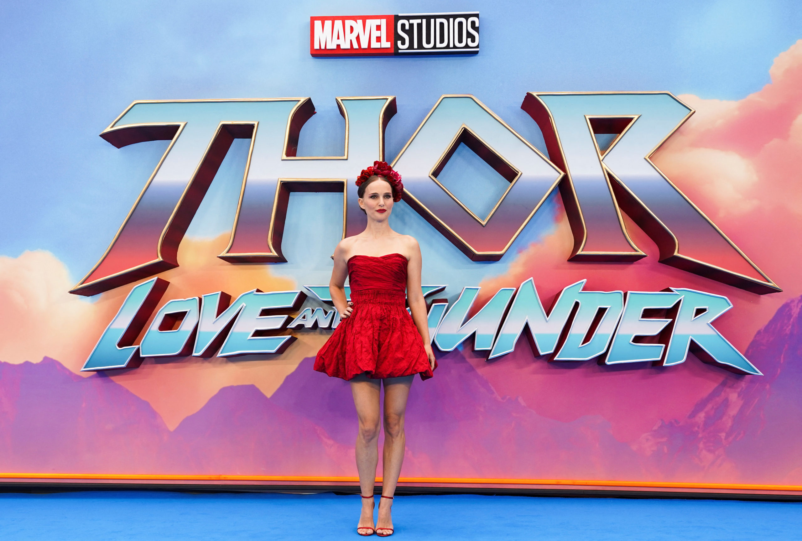 Cast member Natalie Portman attends a premiere of Marvel Studios' "Thor: Love and Thunder" in London, Britain July 5, 2022. REUTERS/Maja Smiejkowska