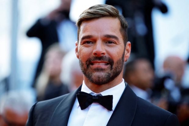 Ricky Martin poses at the 75th Cannes Film Festival