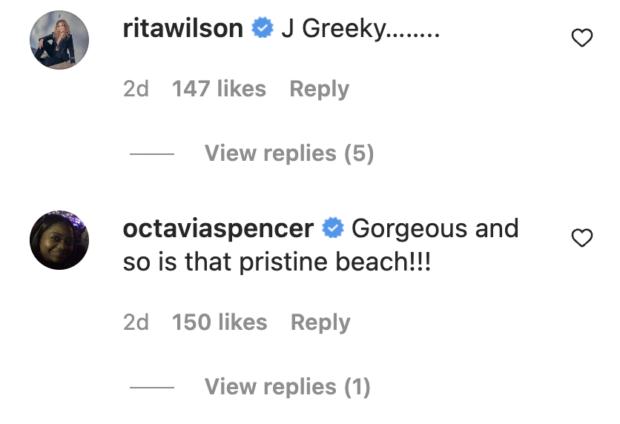 Rita Wilson, Octavia Spencer comments