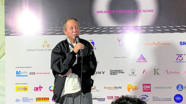 Tonyboy Cojuangco, chairperson of Cinemalaya Foundation Inc.