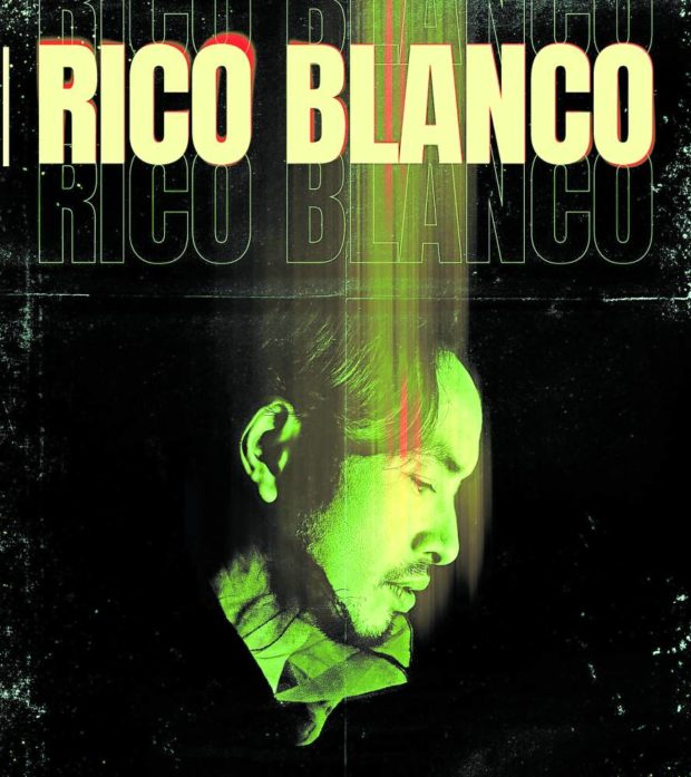 Blanco and (left) his concert poster